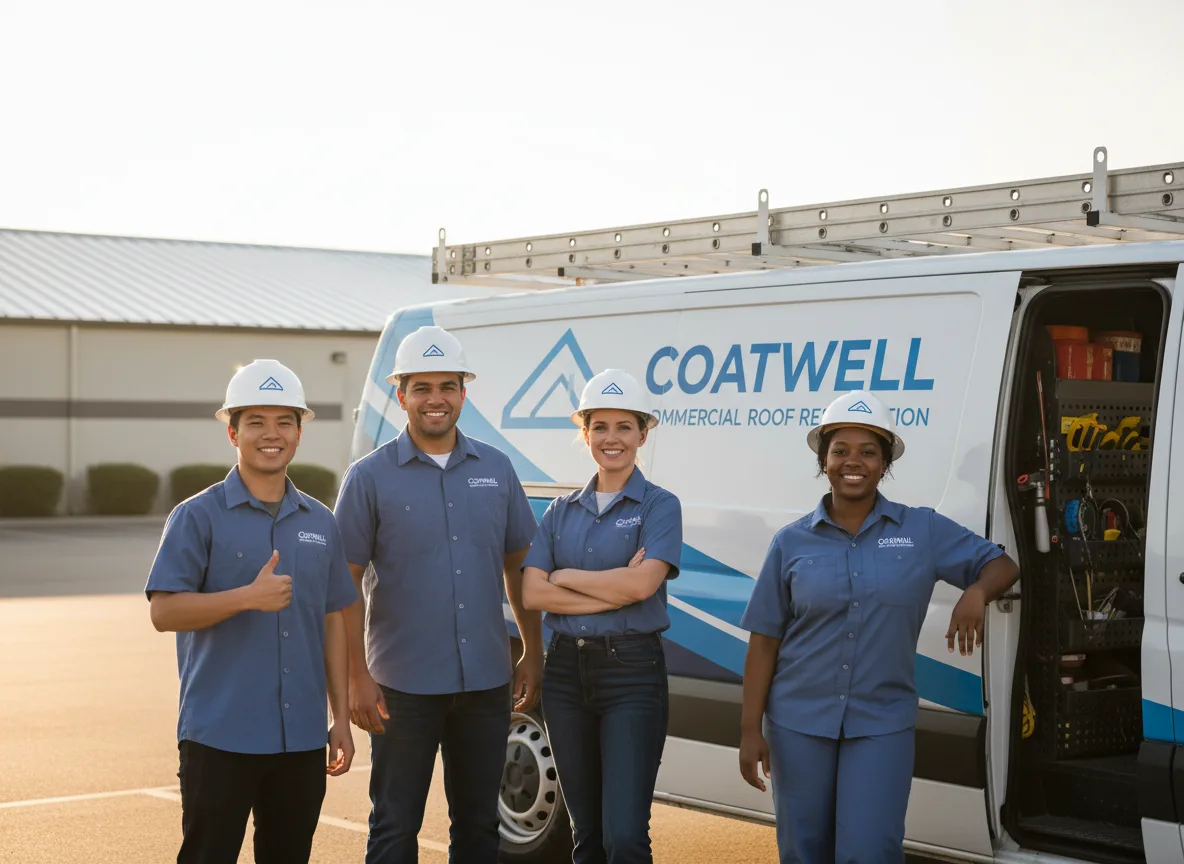 Commercial roof coating company in Unity, WI